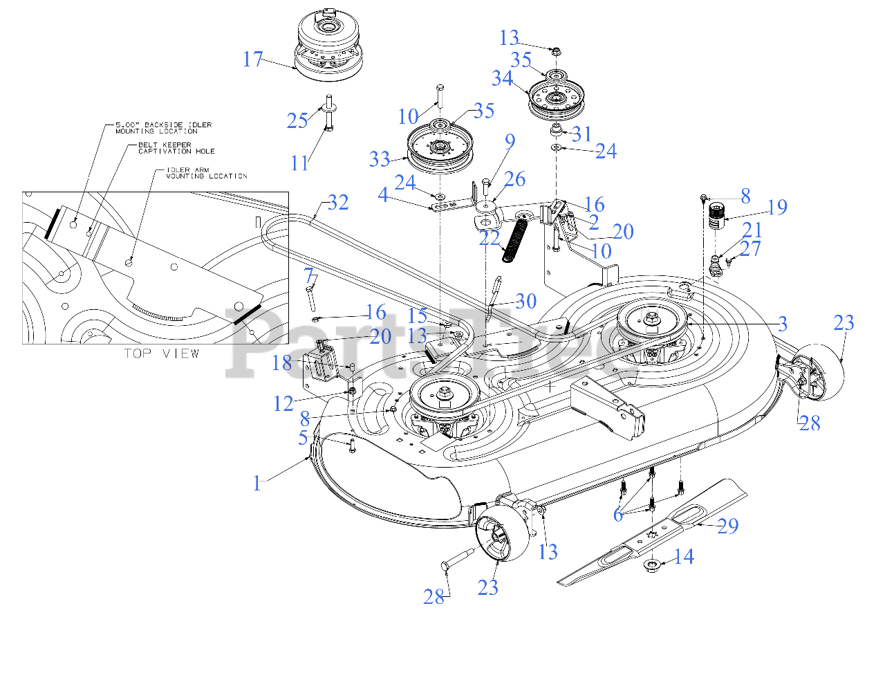 Cub Cadet Ultima Zt1 Drive Belt Diagram