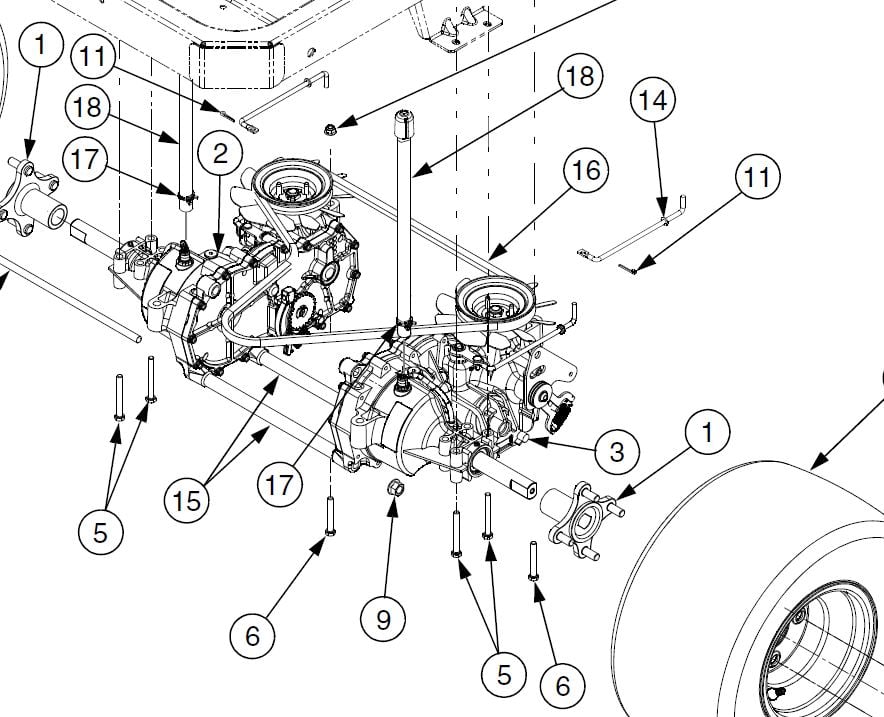 Belt Routing Cub Cadet Zero Turn Drive Belt Diagram