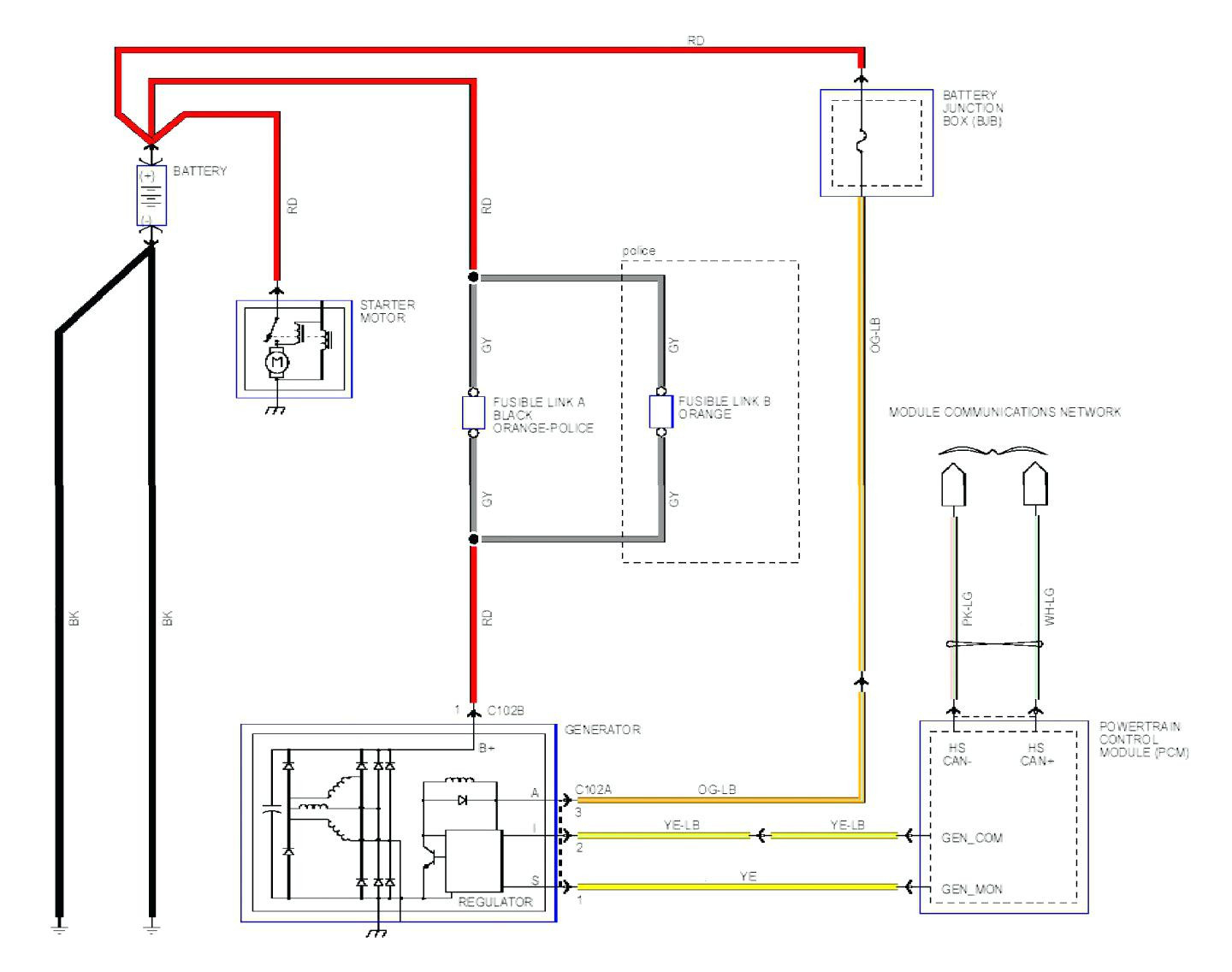 Delco Chevy 4 Wire Alternator Wiring Diagram