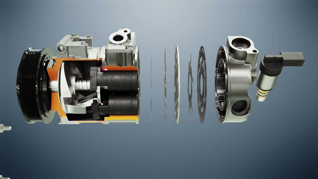 Partes Del Aire Acondicionado De Un Carro