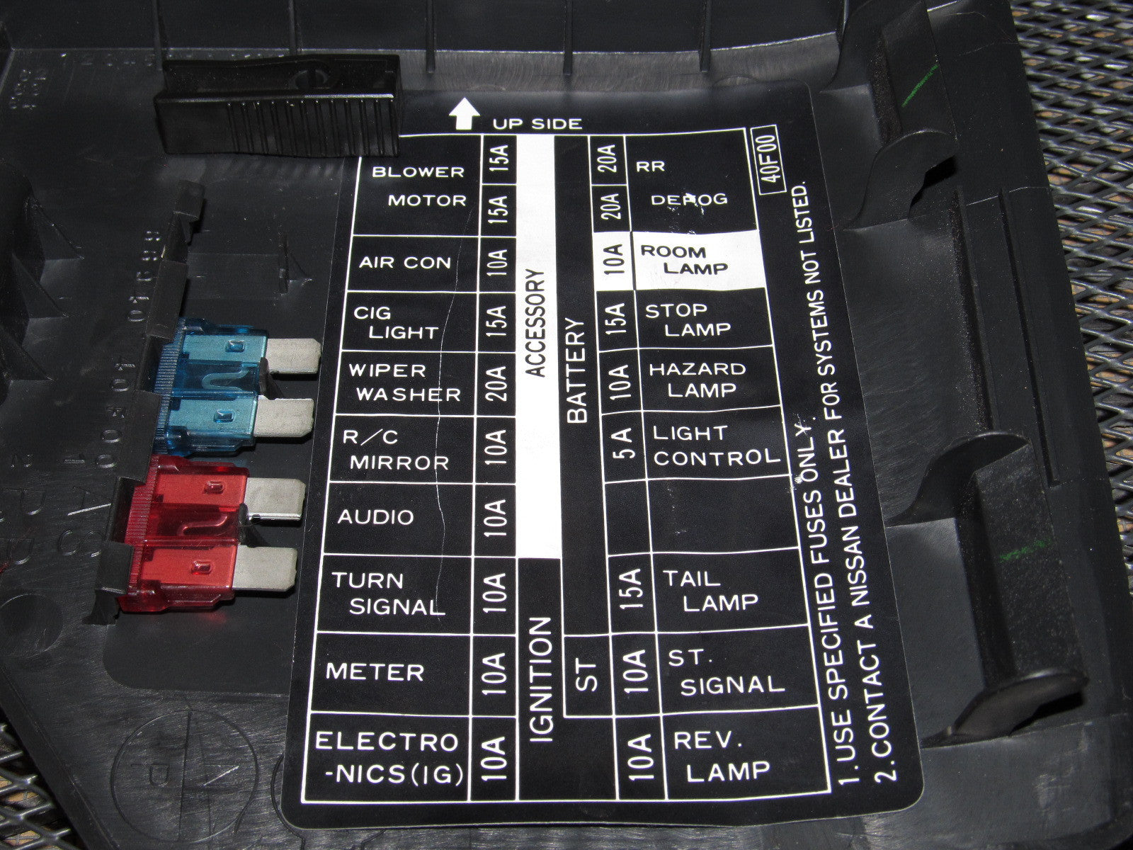 1995 Nissan 240sx Fuse Box Diagram