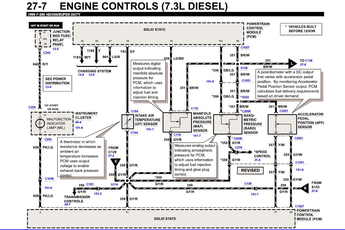 7.3 Powerstroke Intake Heater Relay Wiring Diagram