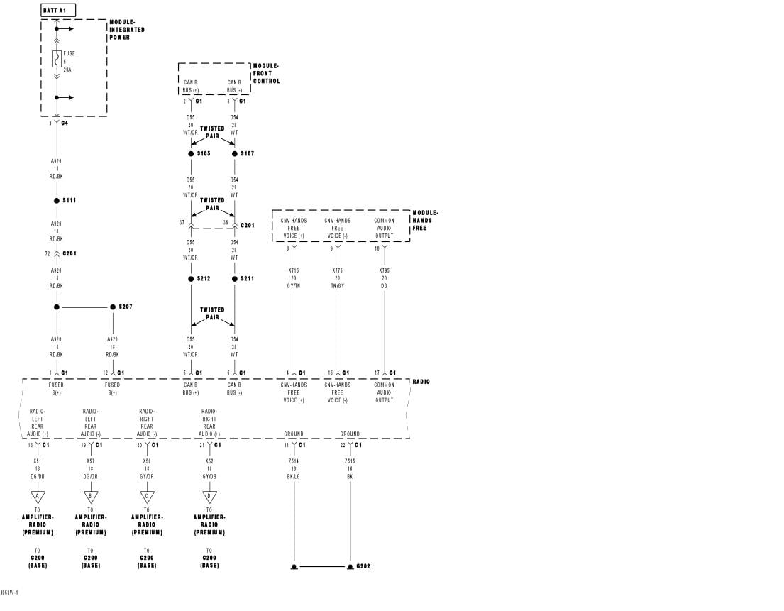 98 Dodge Dakota Radio Wiring Diagram