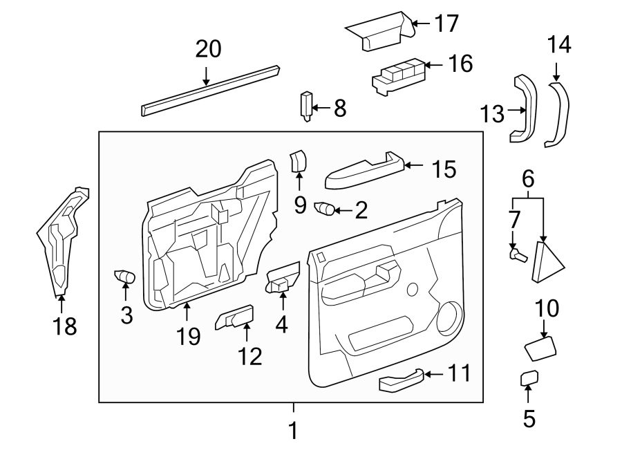 Sierra 1500 Gmc Sierra Parts Diagram