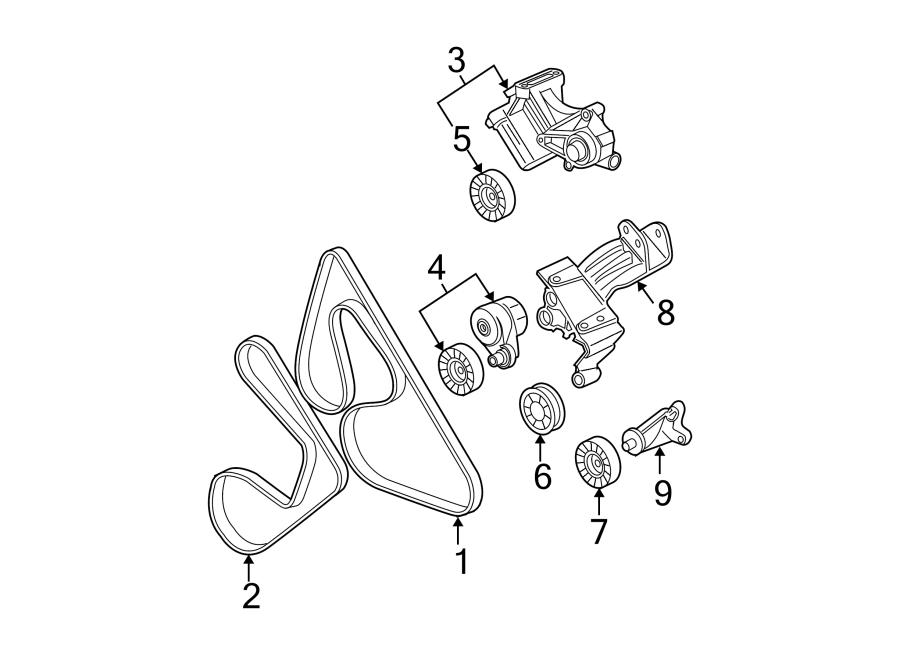 2004 Grand Prix Serpentine Belt Diagram