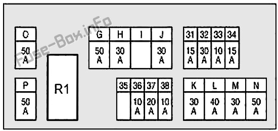 2005 Infiniti Fx35 Fuse Box Diagram
