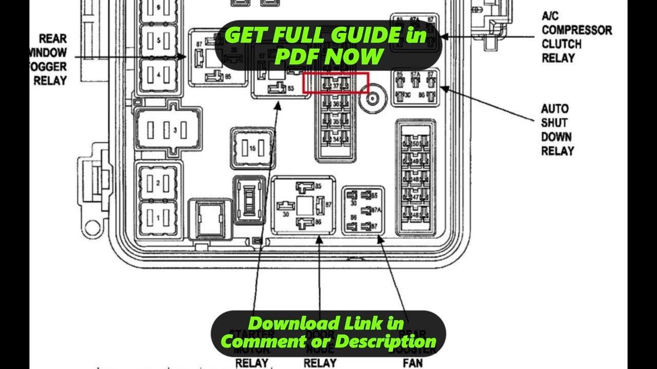 2006 Chrysler 300 Fuse Box Diagram In Trunk