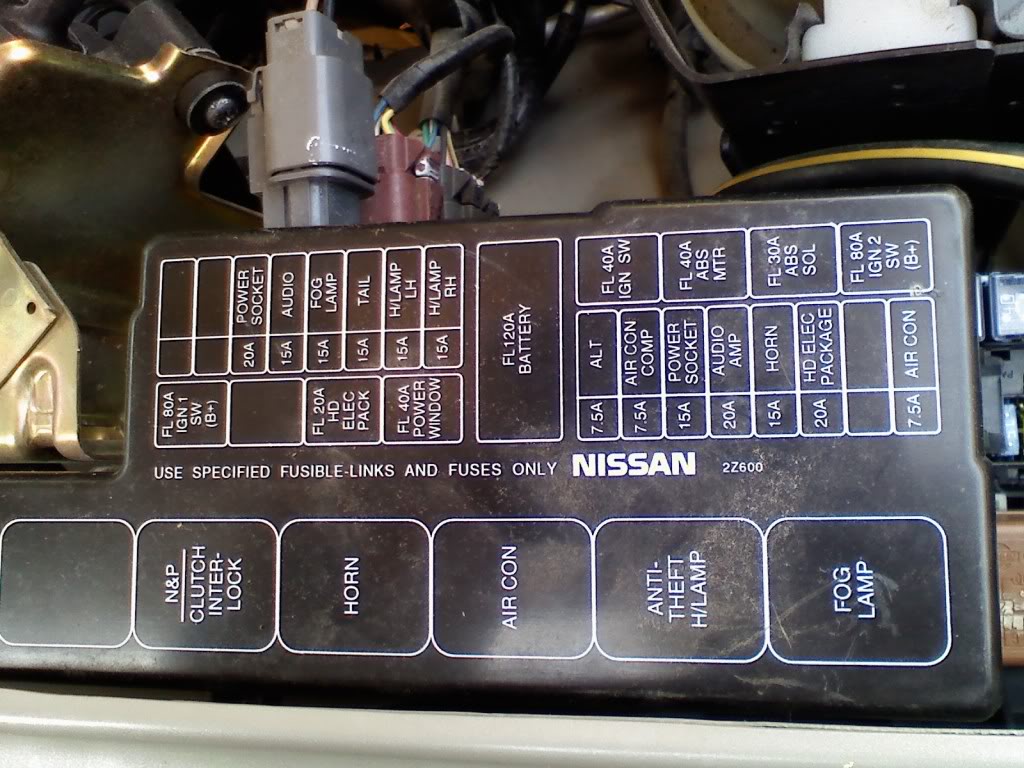 2006 Nissan Maxima Fuse Box Diagram Under The Hood