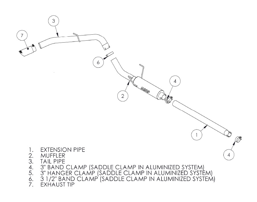 2007 Dodge Ram 1500 Exhaust System Diagram