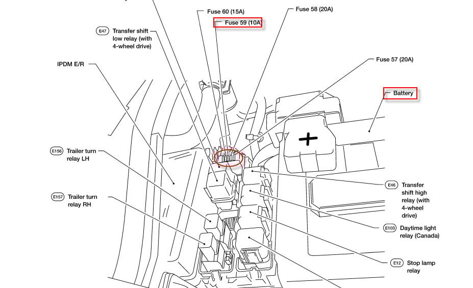 2007 Infiniti M35 Fuse Box Diagram