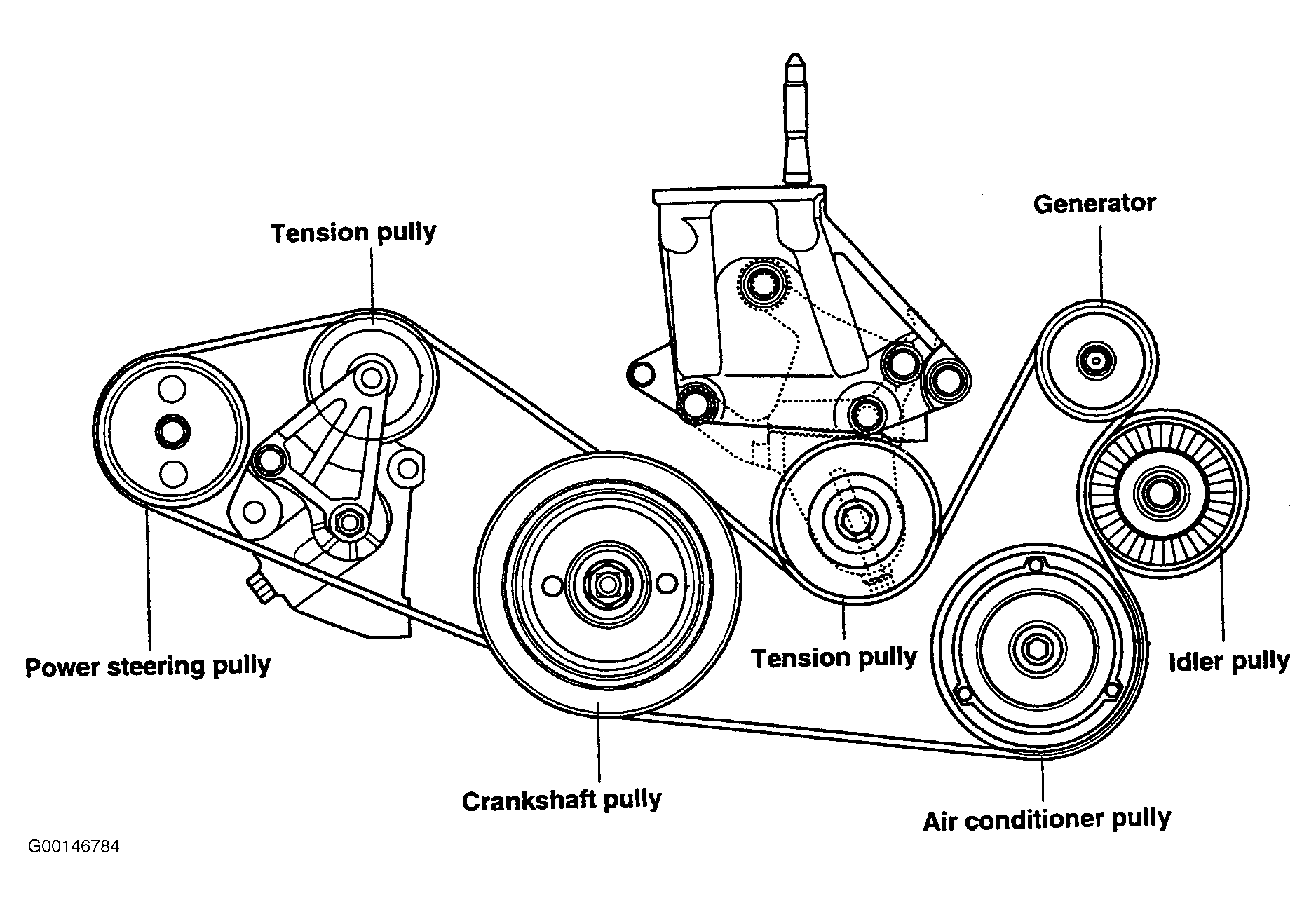 2012 Hyundai Santa Fe 2.4 Belt Diagram