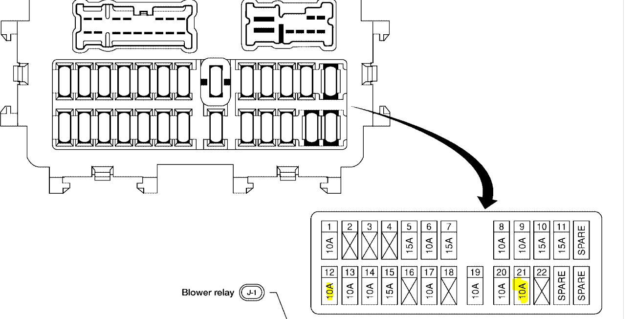 2011 Nissan Titan Fuse Box Diagram