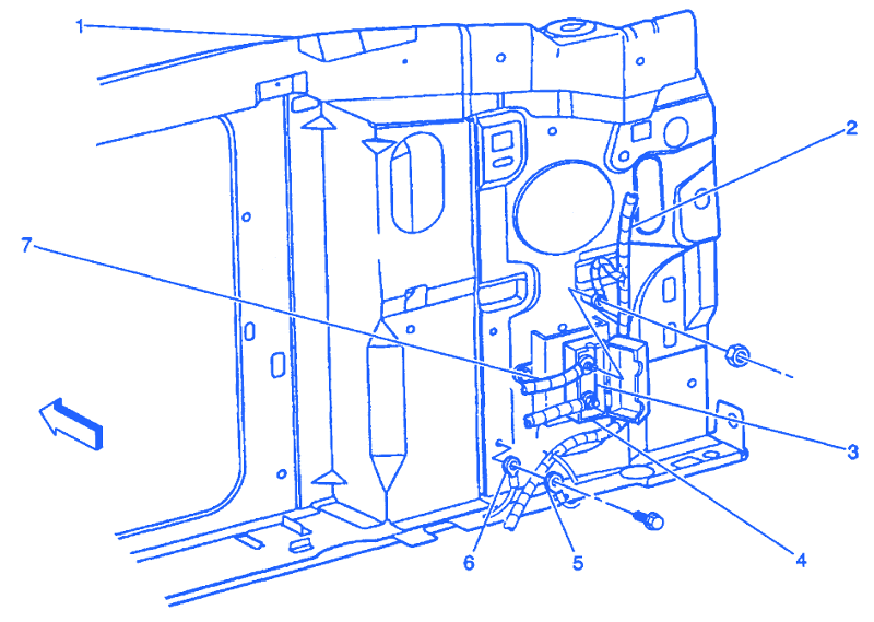 98 Chevy S10 Windshield Nozzle Diagram