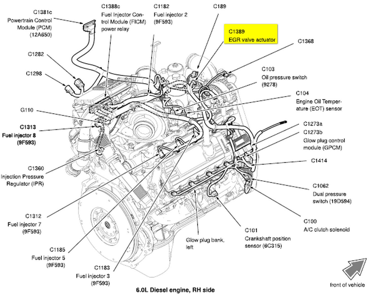 Diagram Egr Valve Pressure Sensor Location