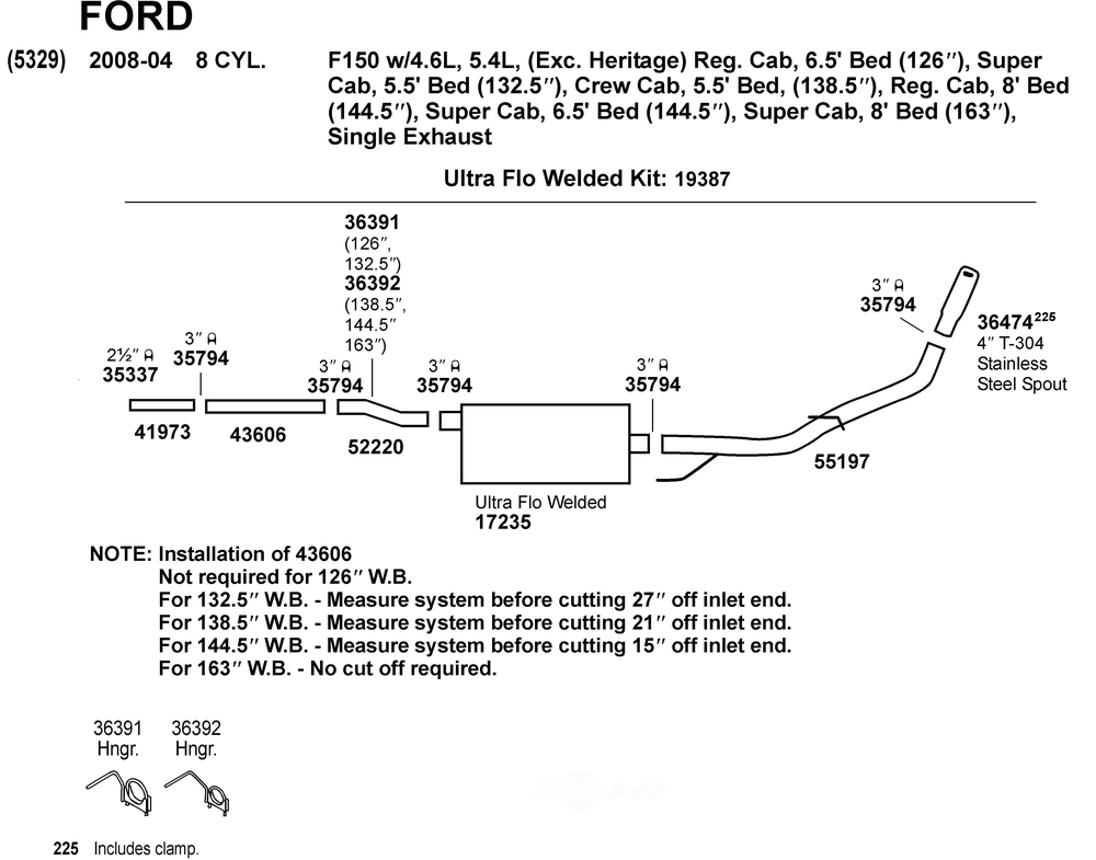 1997 Ford F150 Exhaust System Diagram
