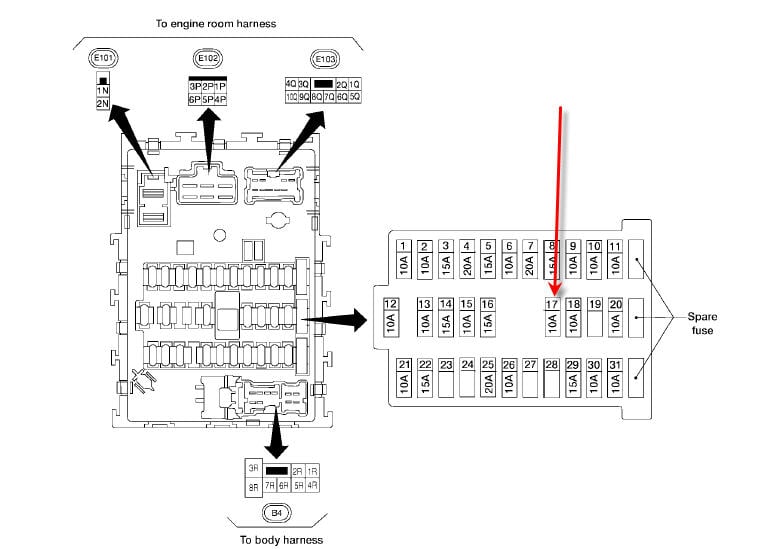 04 Nissan Sentra Fuse Box Diagram