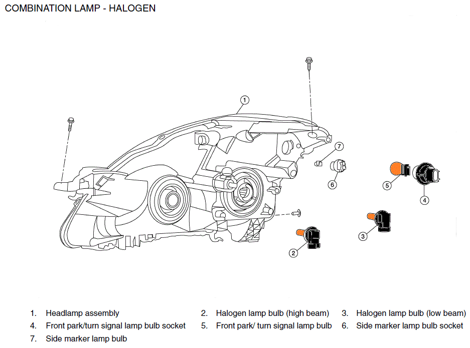 Nissan Altima 2008 Headlight Replacement