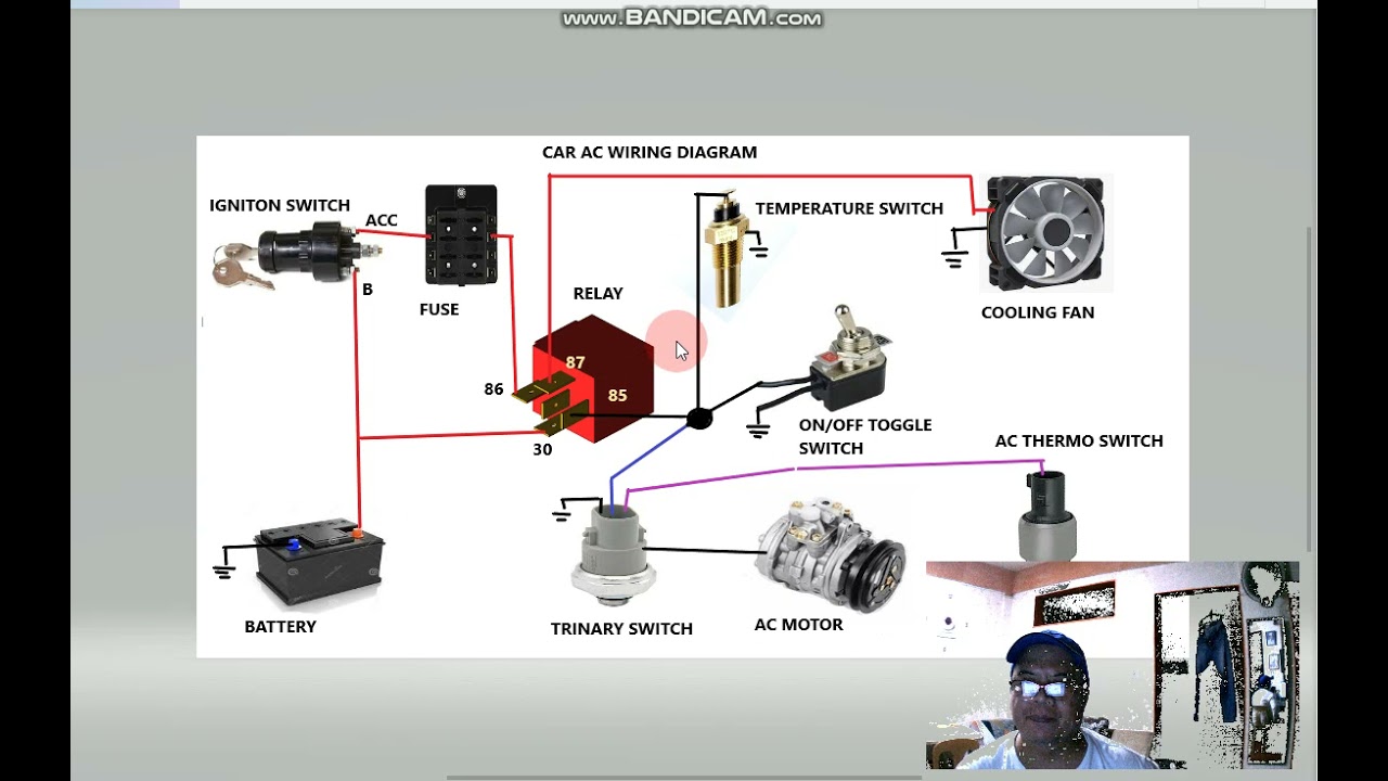 Auto Air Conditioning Wiring Diagram
