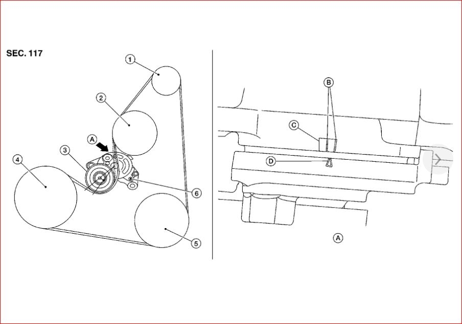 Nissan Altima 2.5 Serpentine Belt Diagram
