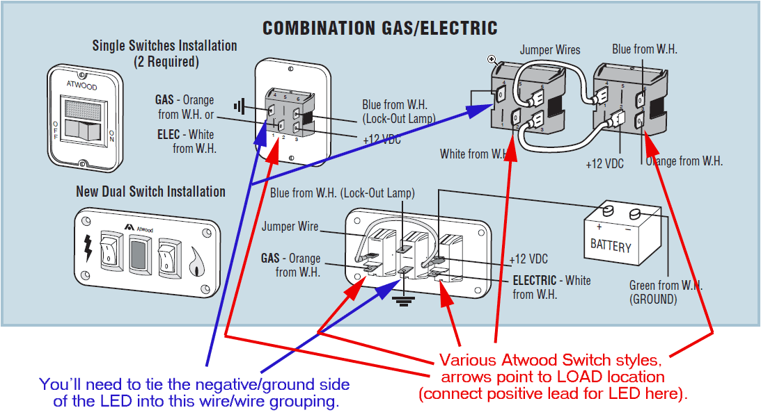 Suburban Water Heater Switch Wiring Diagram