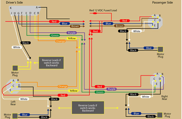 2 Door Power Window Wiring Diagram
