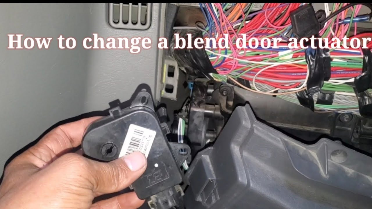 Diagram Where Is The Blend Door Actuator Located
