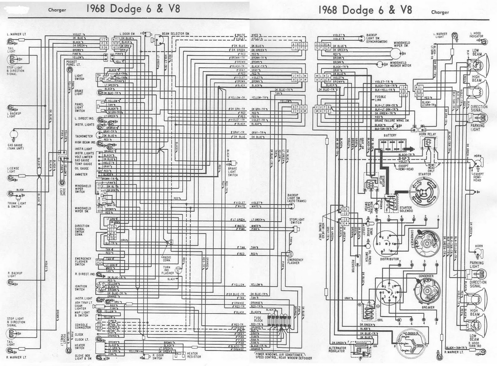 Dodge Charger Wiring Harness Diagram