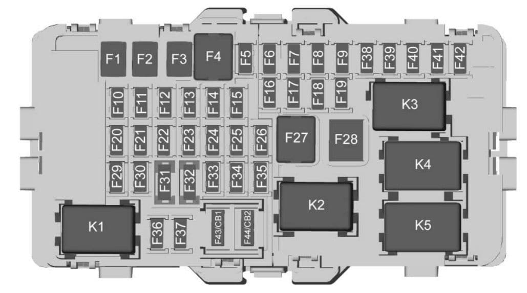 2006 Buick Lacrosse Fuse Box Diagram