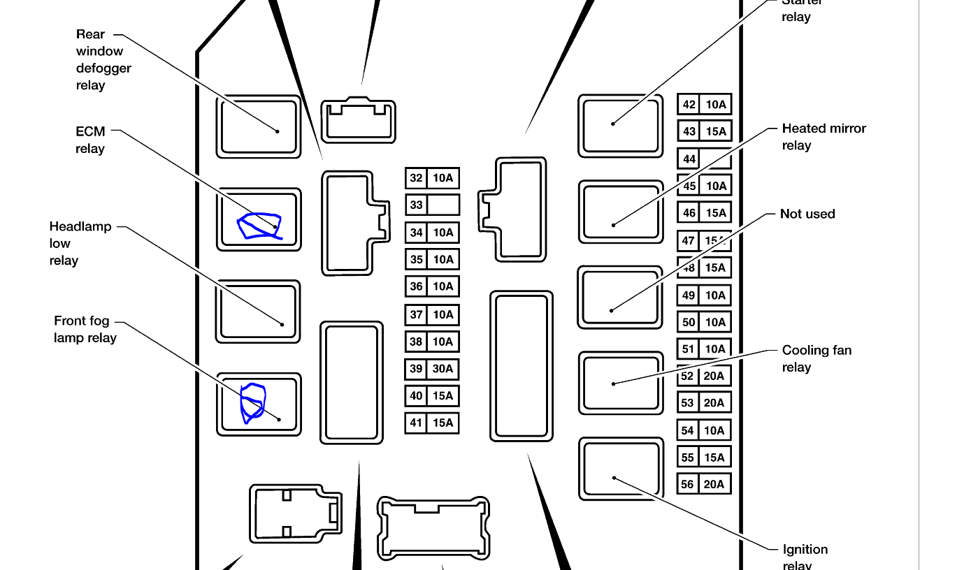 2005 Nissan Titan Fuse Box Diagram