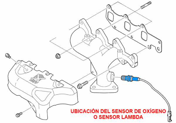 Cables Diagrama Ubicacion De Sensores De Oxigeno