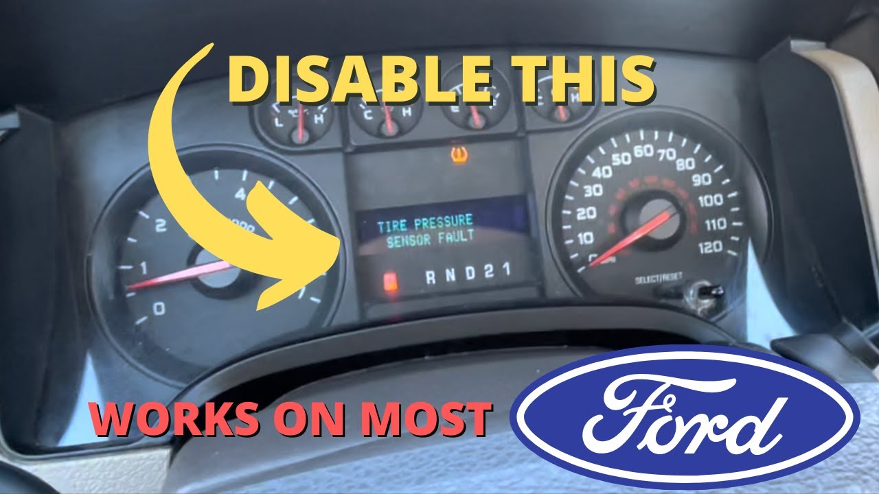 How To Disable Tire Pressure Sensor