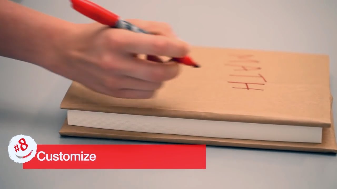 How To Make A Book Cover Paper Bag DIY Paper Bag Book Cover - YouTube
