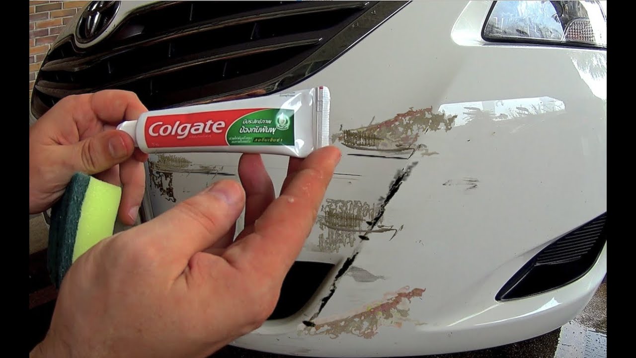 How To Get Rid Of Scratches On A Car Bumper Diy Remove Scratches From Car