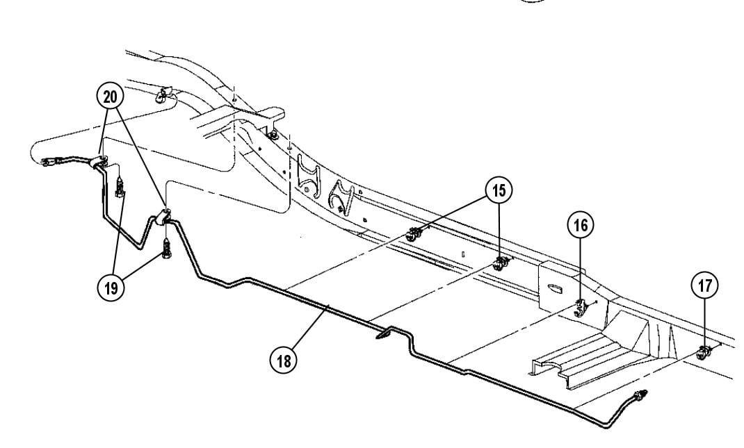 2001 Dodge Dakota Brake Line Diagram