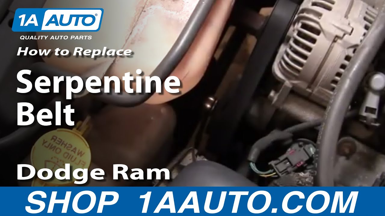 2007 Dodge Ram 1500 Serpentine Belt Diagram