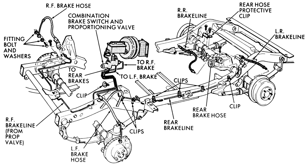 2003 Dodge Ram 1500 Brake Line Diagram