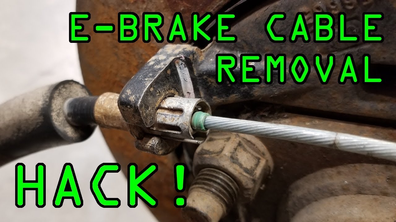 How To Remove E Brake Cable E-Brake Cable Retaining Clip Removal! - YouTube