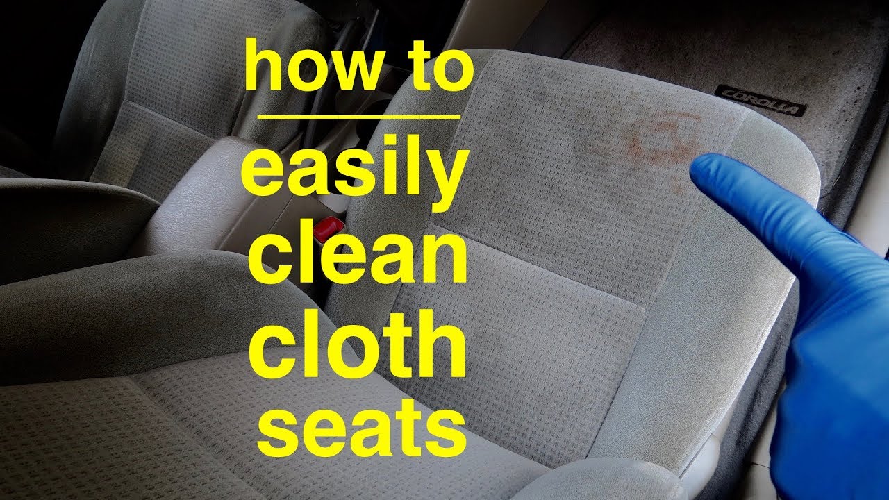 How To Clean Car Seats Upholstery