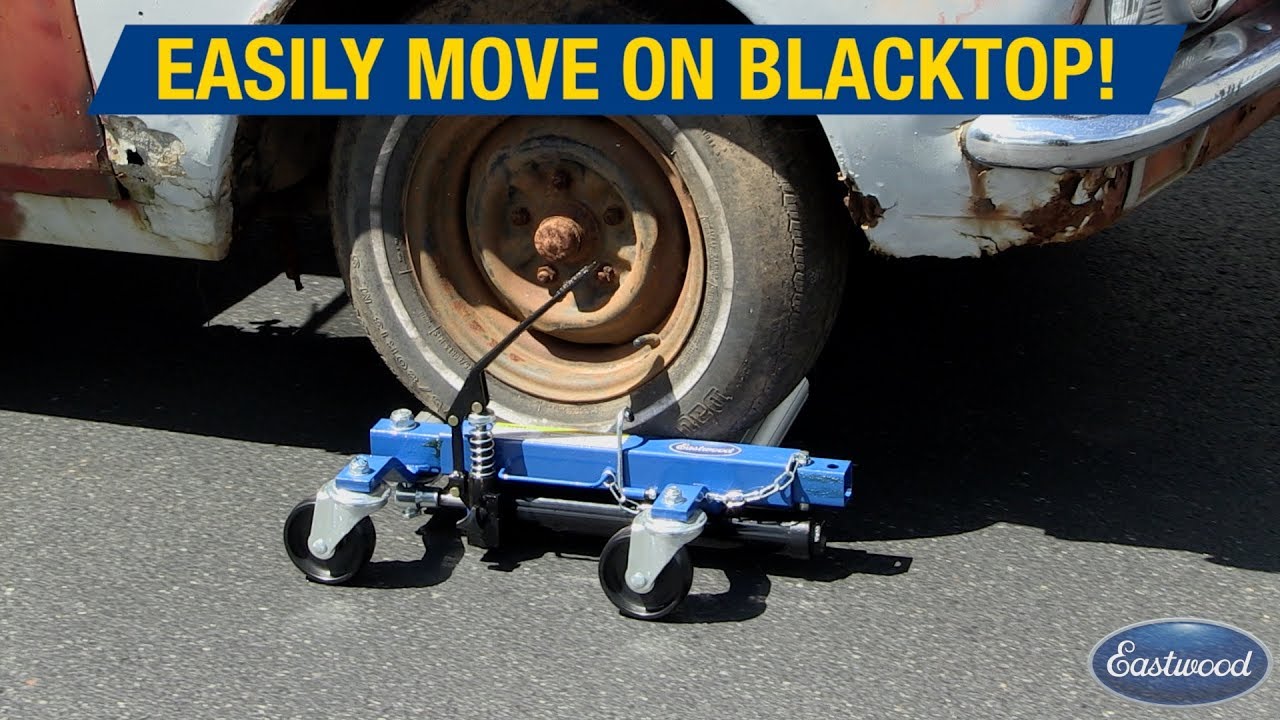 How To Move A Car Without Plates Easily Move Your Car Around The Garage or Driveway! Hydraulic Wheel