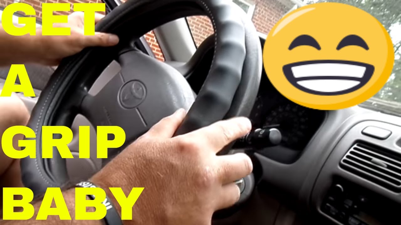 How To Take A Steering Wheel Cover Off Easy Steering Wheel Cover Install - YouTube