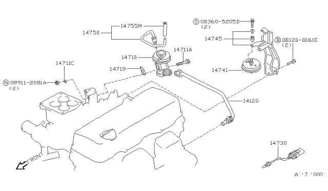 1992 Nissan D21 Pickup Parts