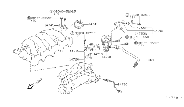 Nissan 240sx Egr Valve Function And Diagnostic Procedures