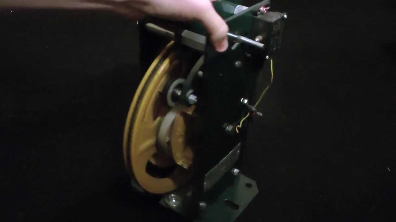 How To Remove The Speed Governor On A Car Elevator / Lift Overspeed Governor - YouTube