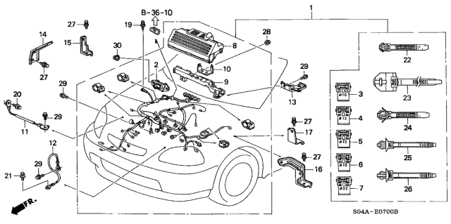 1999 Honda Civic Wiring Harness Diagram