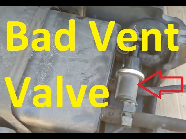 Bad Evap Vent Valve Symptoms