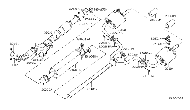 2012 Nissan Altima Exhaust System Diagram