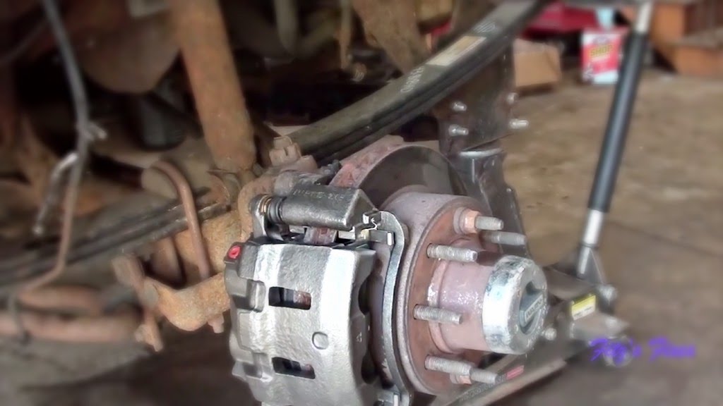 How To Remove A Stuck Caliper Bolt F350 Brake Caliper Replacement - YouTube