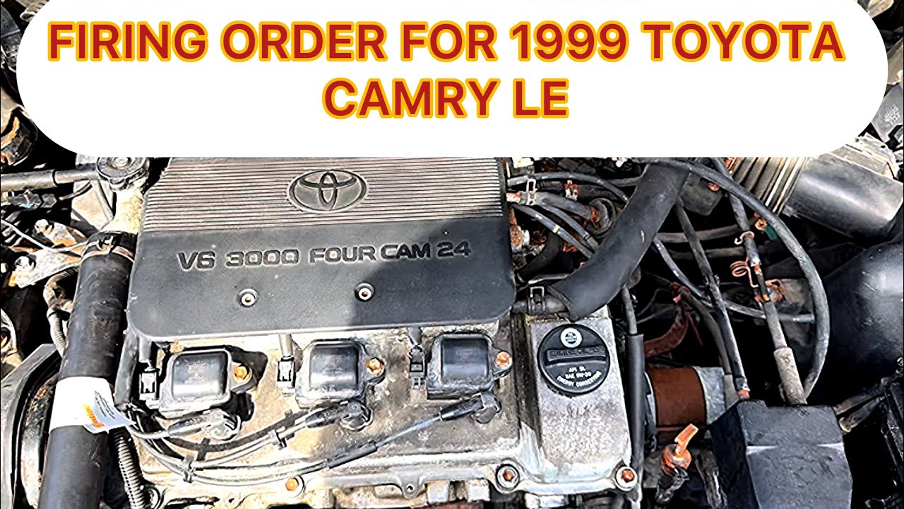 1999 Toyota Camry Firing Order 4 Cylinder