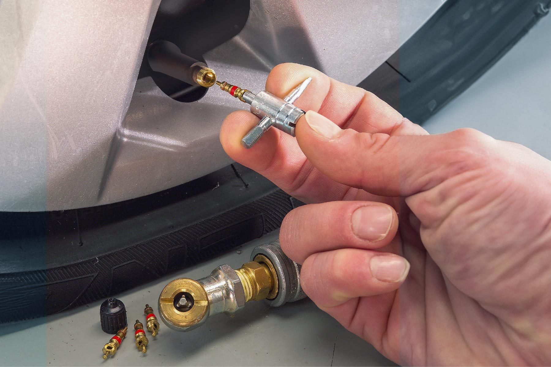 How To Fix A Leaking Valve Stem On A Tire