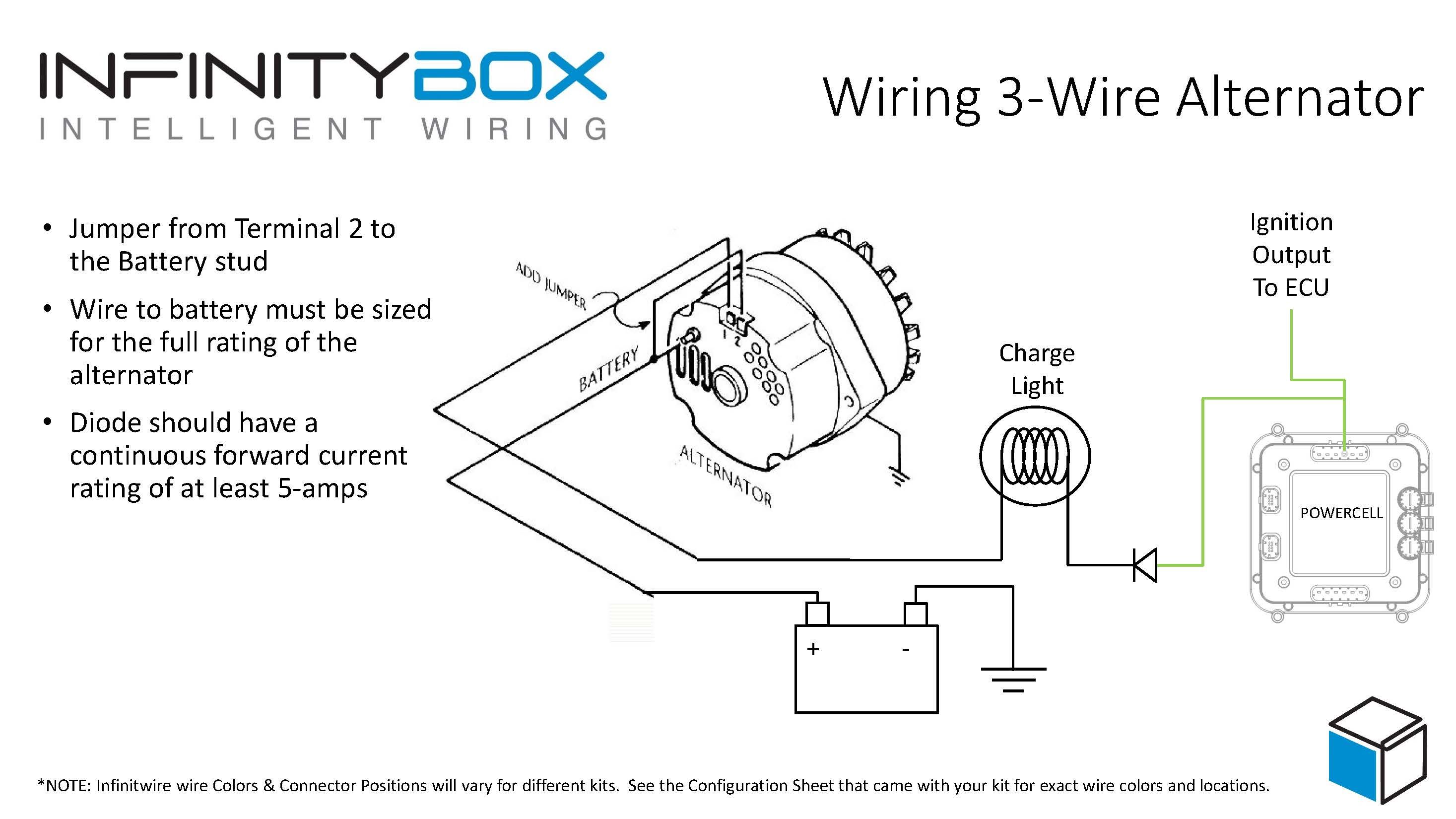 Ford 3 Pin Alternator Wiring Diagram